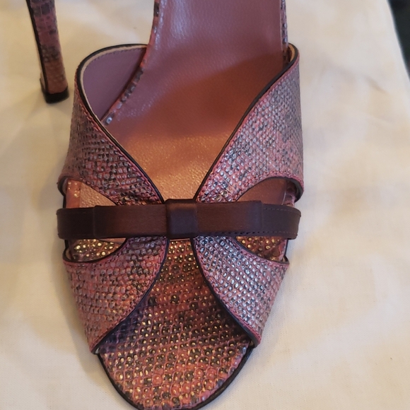 New Alaia lizard ankle strap sandals - Picture 2 of 7